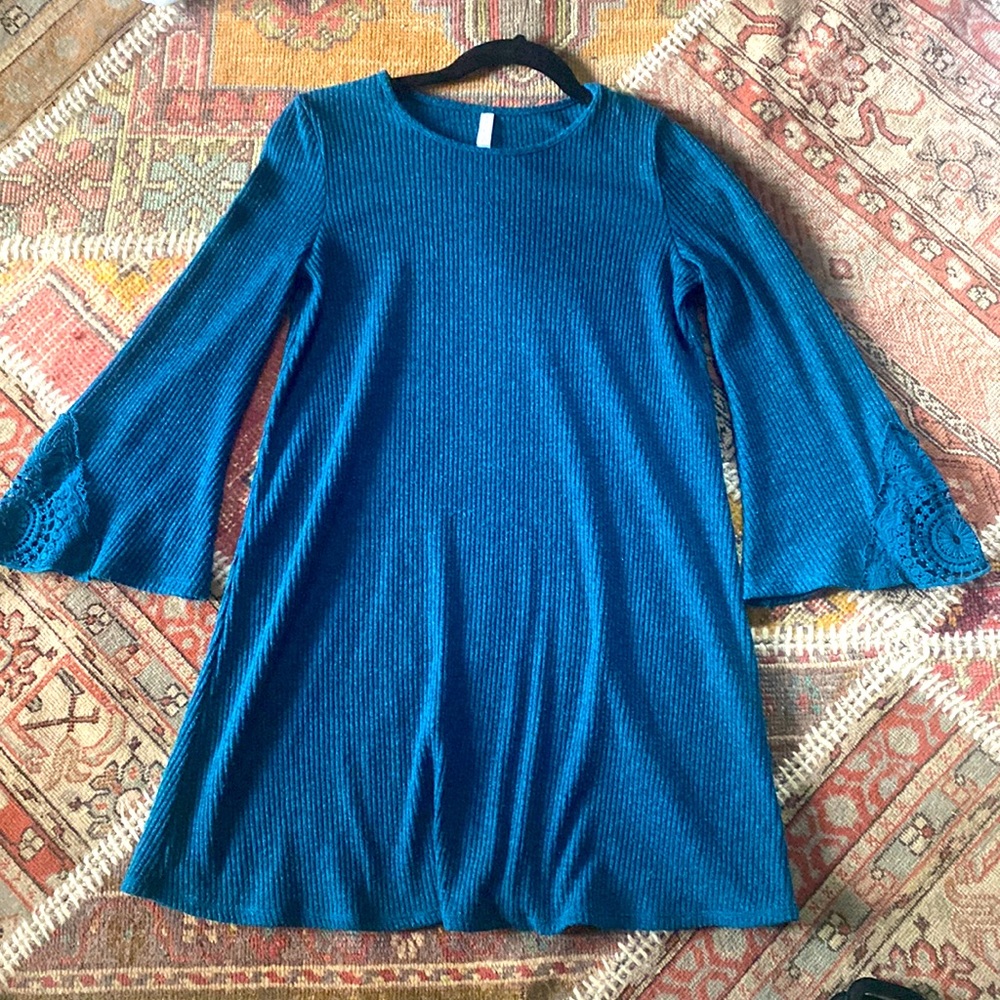 A xhilaration teal colored dress size L(10/12).